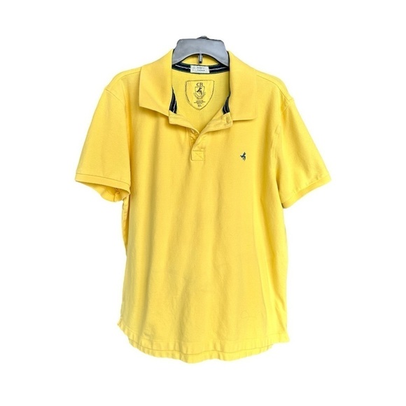 CLUB ROOM, CR, MENS YELLOW POLO SHIRT. 100% COTTON. SIZE XL - Picture 1 of 6